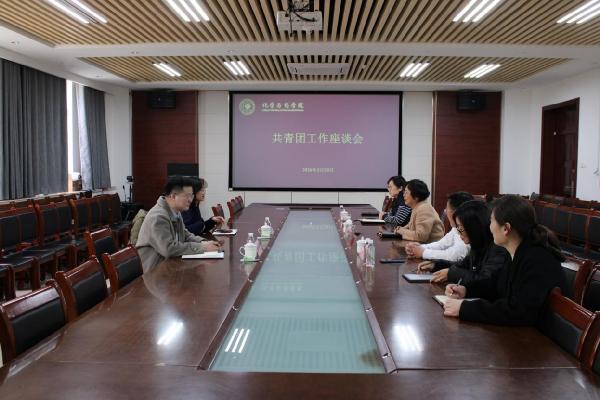 太阳成集团tyc122ccvip举行共青团工作座谈会