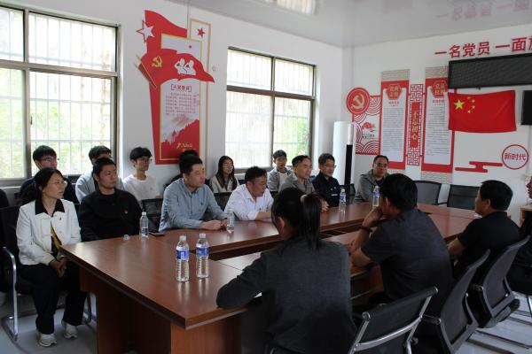 太阳成集团tyc122ccvip赴泗水县圣水峪镇开展校企地三方党建共建座谈会